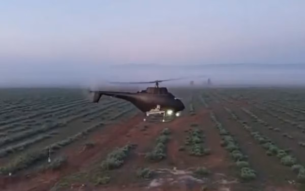 Theo công ty Tengden, cuộc thử nghiệm cũng nhằm mục đích xác nhận khả năng hoạt động của nền tảng trực thăng không người lái cất cánh thẳng đứng, cũng như thăm dò một loạt các vụ phóng tên lửa chính xác trong điều kiện thực tế. Ảnh: @Tengden Technology.