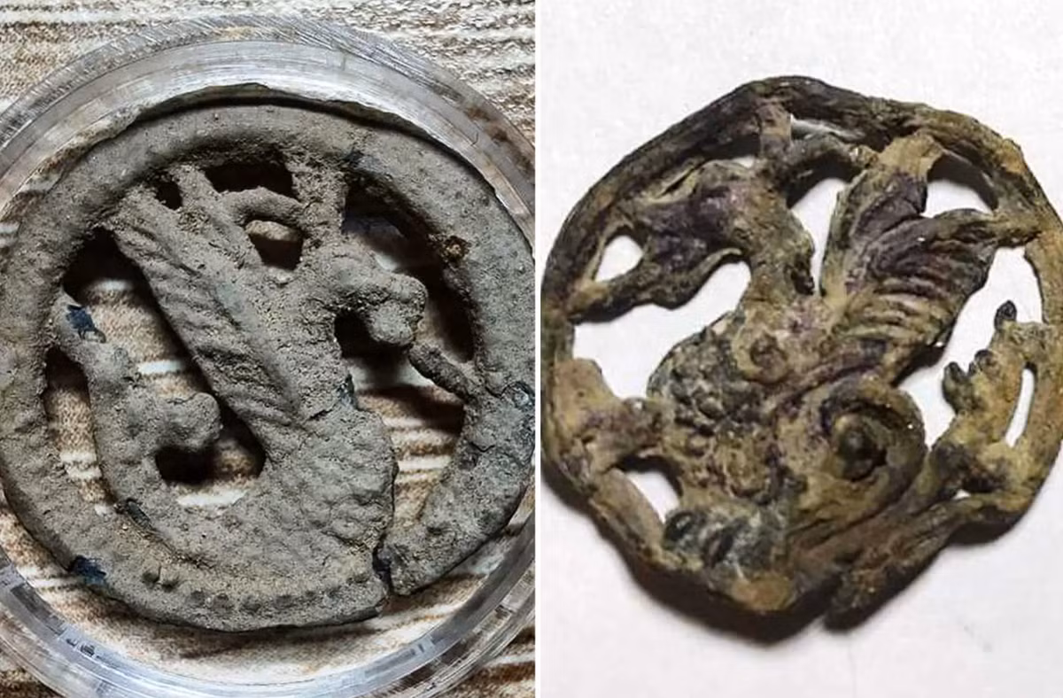 Huy hiệu của người hành hương có nguồn gốc từ thời Trung cổ và thường được những người hành hương đeo trong khoảng thời gian từ thế kỷ 11 đến thế kỷ 16. Ảnh: @Lublin Provincial Conservator of Monuments.