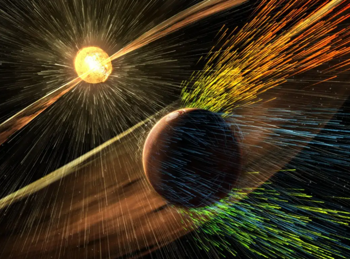 Sao Hỏa không có từ trường bảo vệ và bầu khí quyển dày như Trái Đất, điều đó có nghĩa là bạn phải tiếp xúc với mức độ bức xạ cao hơn nhiều. Tiếp xúc kéo dài có thể làm tăng nguy cơ mắc bệnh ung thư và các vấn đề sức khỏe khác. Bạn sẽ cần đến bộ đồ bảo vệ bức xạ chuyên dụng, môi trường sống an toàn, có thể là thuốc men đi kèm để bảo vệ bản thân khỏi mối đe dọa vô hình này. Ảnh: @Space.