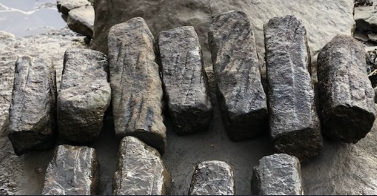 Có thể đây là khu vực sản xuất đá mài lớn nhất toàn vùng Tây Bắc châu Âu thời cổ đại. Ảnh: @Đại học Durham.