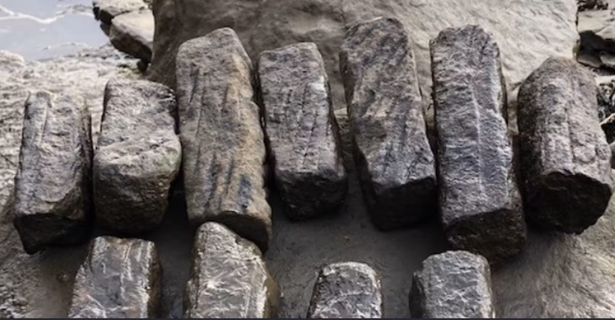 Có thể đây là khu vực sản xuất đá mài lớn nhất toàn vùng Tây Bắc châu Âu thời cổ đại. Ảnh: @Đại học Durham.