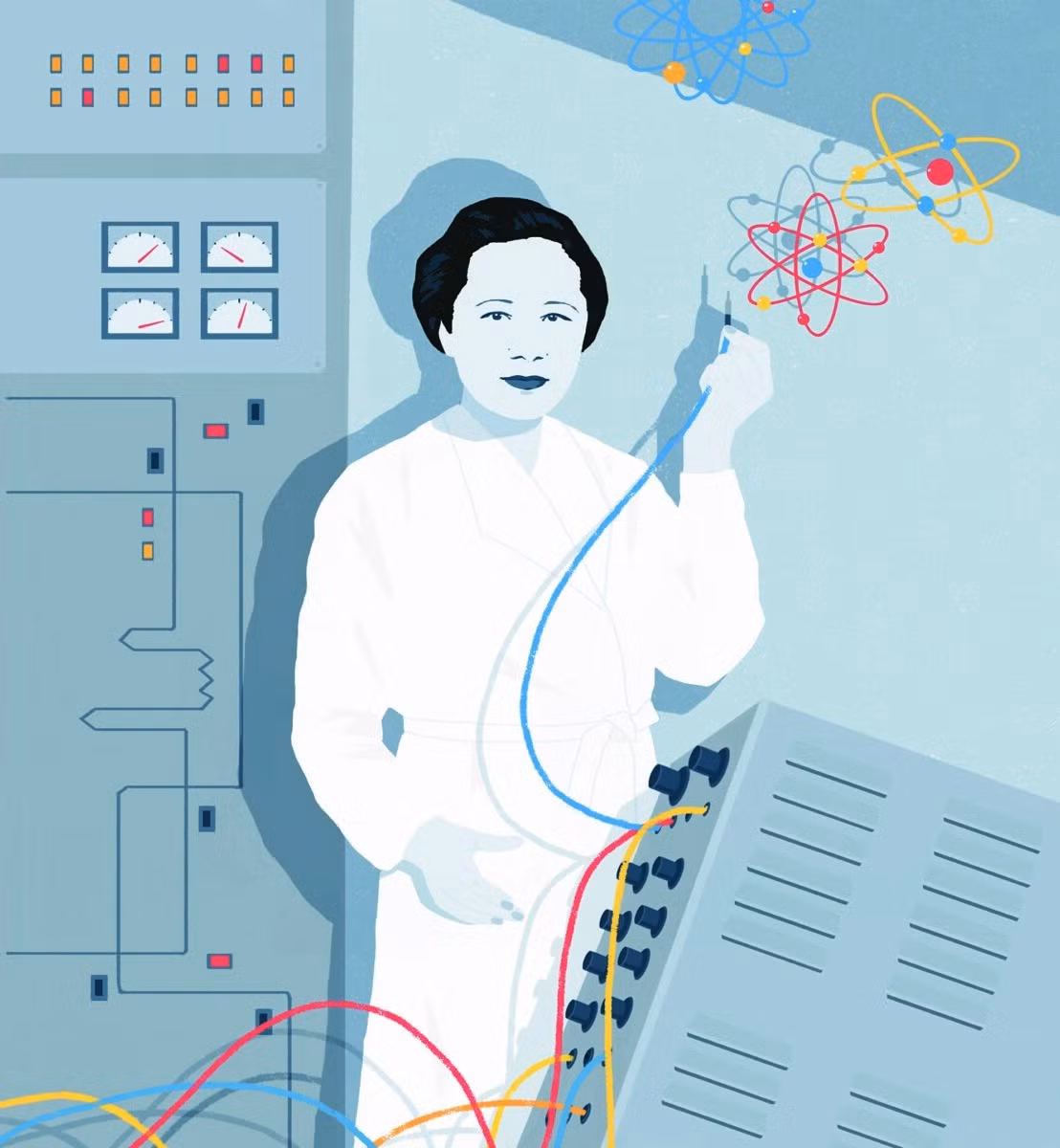 Bà cũng nhận được Huy chương John Price Wetherill của Viện Franklin (1962), Giải thưởng Cyrus B. Comstock về Vật lý của Viện Hàn lâm Khoa học Quốc gia (1964), Giải thưởng Bonner (1975), Huy chương Khoa học Quốc gia (1975) và Giải thưởng Wolf về Vật lý (1978), cùng nhiều bằng danh dự khác. Ảnh: @Feminist Book Club.