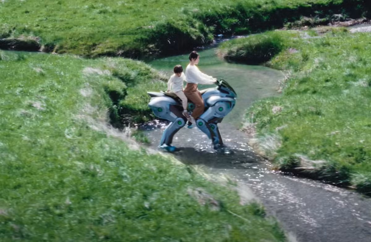 Tuy nhiên, hiện tại robot này vẫn chỉ là một ý tưởng. Ảnh: @Kawasaki.