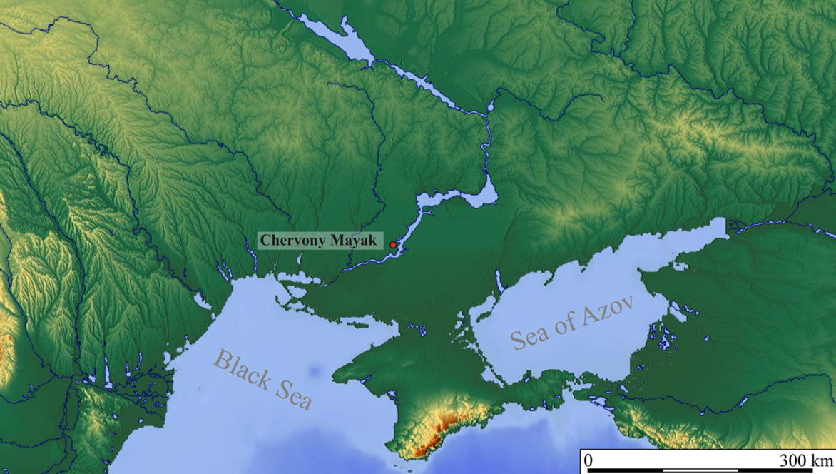 Nghĩa trang này được O.V. Bodianski phát hiện và khai quật lần đầu tiên vào năm 1975, sau đó được E.A. Symonovich (1976–1977), O.O. Gei (1986–1988) và một nhóm nghiên cứu từ Viện Khảo cổ học thuộc Viện Hàn lâm Khoa học Quốc gia Ukraine dưới sự lãnh đạo của O.V. Symonenko thực hiện. Ảnh: @Viện Khảo cổ học Kyiv.