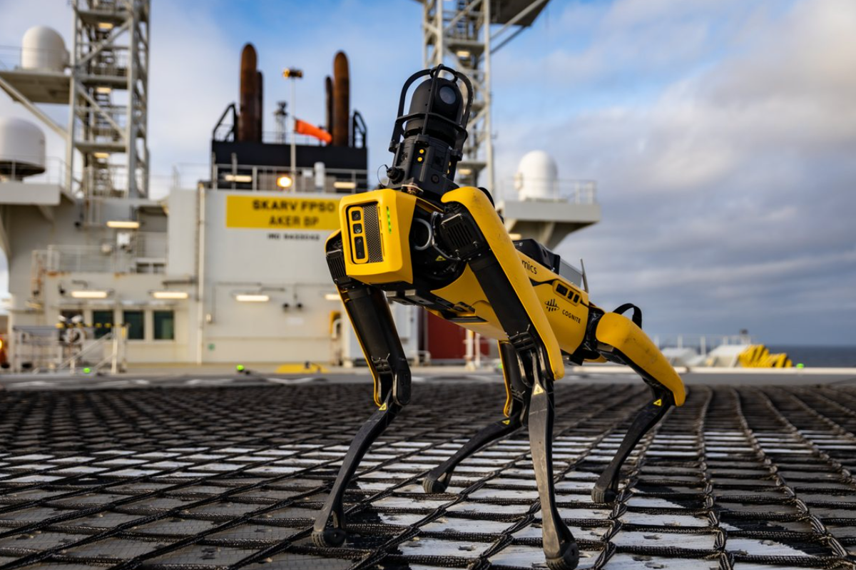 Bằng cách tự động tham chiếu chéo dữ liệu với các tiêu chuẩn cơ sở, nguồn phóng xạ đã được chú chó robot xác định chính xác, và mức độ bức xạ đã được định lượng đầy đủ. Ảnh: @Offshore-Energy.