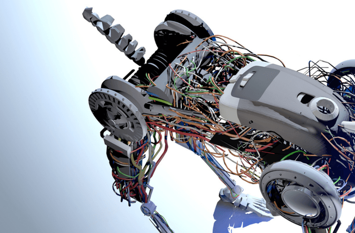 Chú chó robot bốn chân này do Hải quan Quảng Châu ở tỉnh Quảng Đông sản xuất, nó đang được triển khai đến các cảng chính tại thành phố Phật Sơn, bao gồm địa điểm Cảng hàng hóa Zhujiang và Cảng Beijiao. Ảnh: @Devrimb.