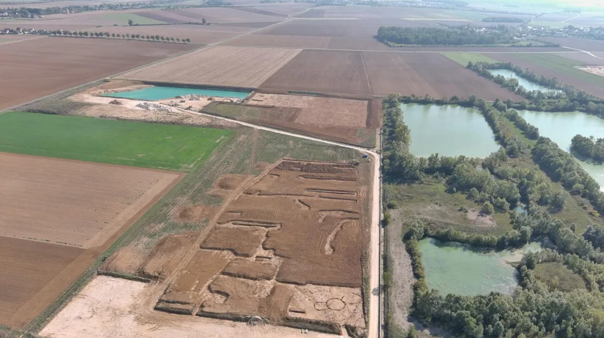 Viện Nghiên cứu Khảo cổ học Dự phòng Quốc gia Pháp mô tả phát hiện ở Marliens gần Dijon là "chưa từng có tiền lệ". Ảnh: @Viện Nghiên cứu Khảo cổ học Dự phòng Quốc gia Pháp.