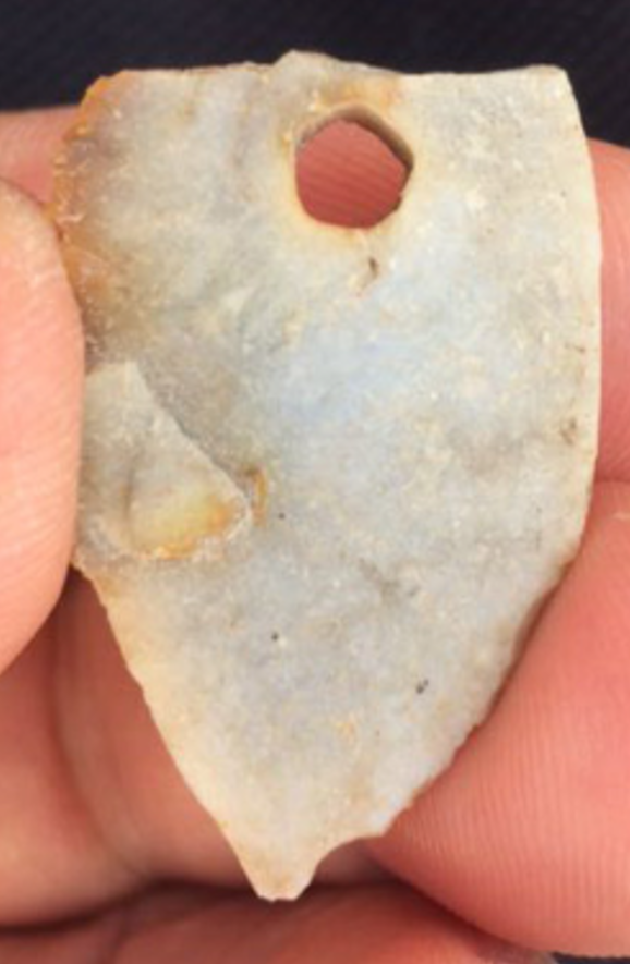 Mảnh đá mà nhóm tìm thấy được làm từ chủng đá phiến silic. Ảnh: @Bảo tàng Kahramanmaraş.