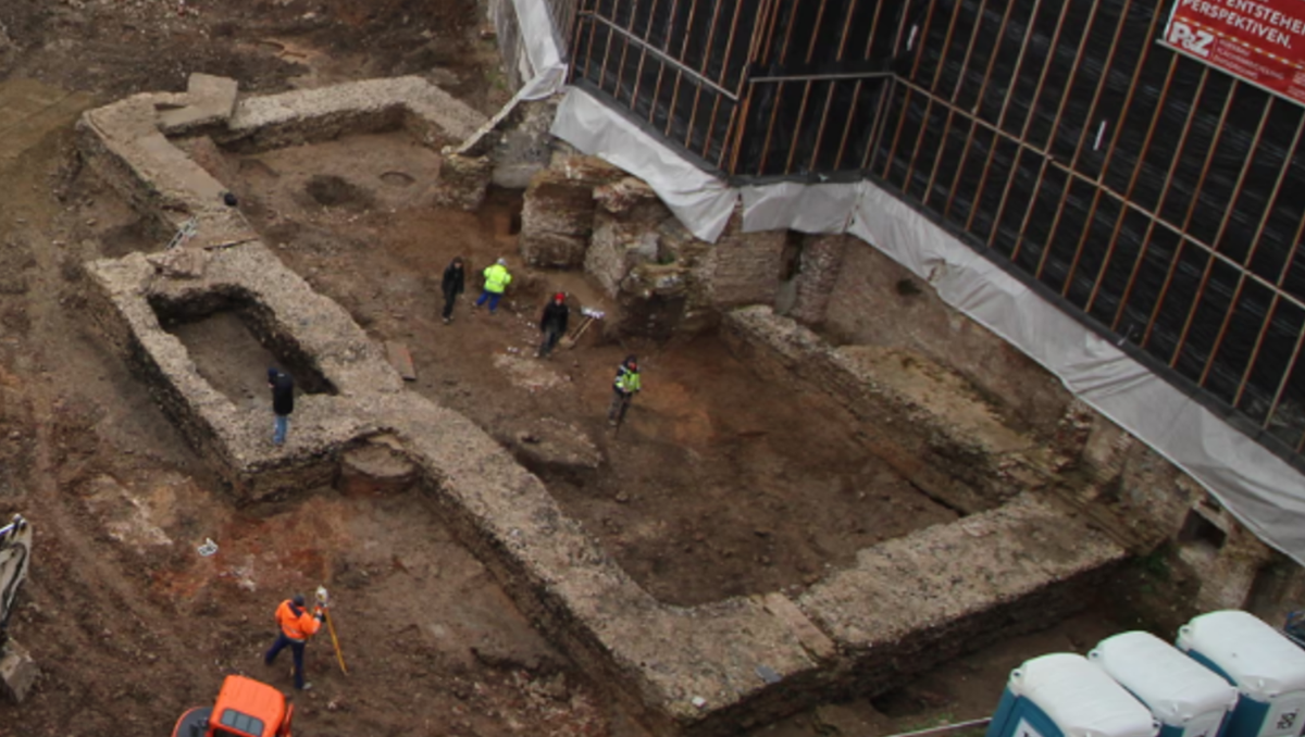 Đây là công trình thư viện có niên đại từ thế kỷ thứ 2 Trước Công Nguyên. Ảnh: @Bảo tàng La Mã-Đức.