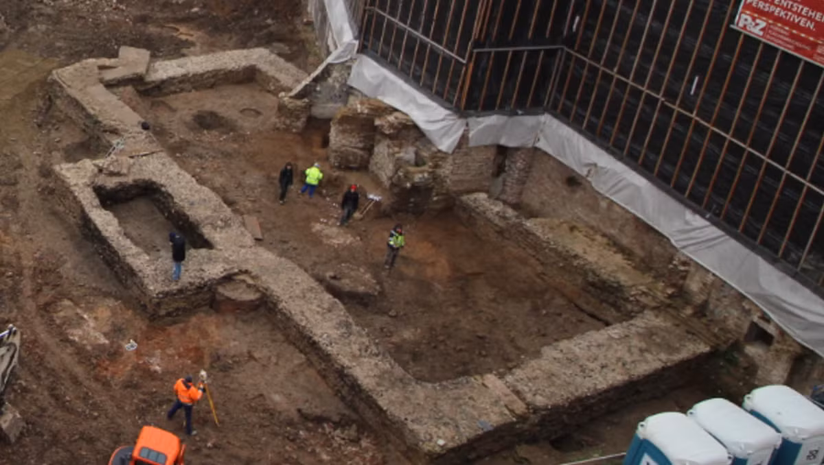 Đây là công trình thư viện có niên đại từ thế kỷ thứ 2 Trước Công Nguyên. Ảnh: @Bảo tàng La Mã-Đức.