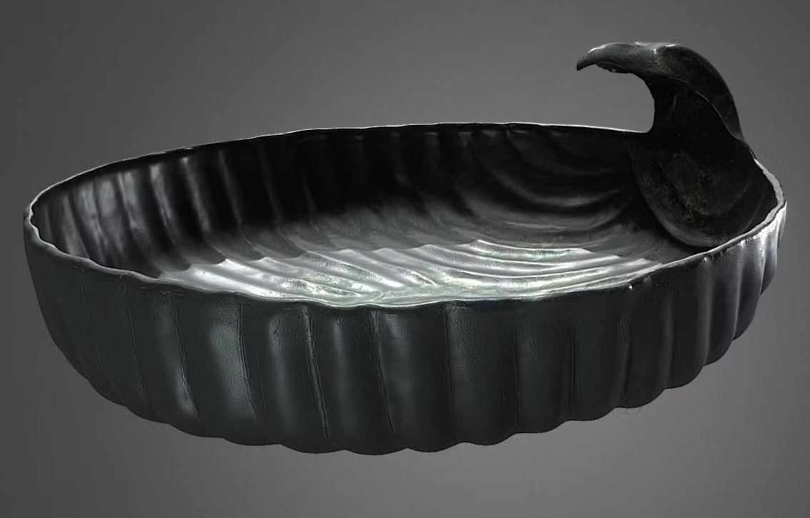 Vật thể đã được quét 3D và tạo mô hình để có thể khám phá chi tiết các đặc điểm đáng chú ý của nó. Ảnh: @Bảo tàng Rijksmuseum van Oudhede.