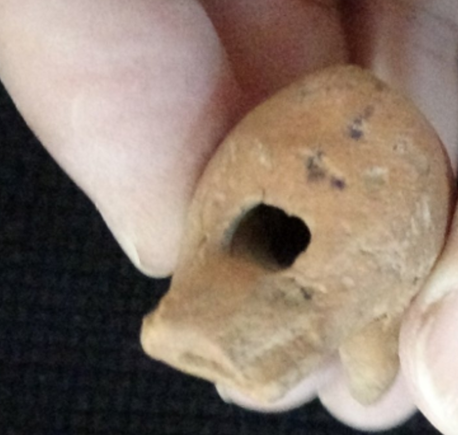 Chiếc còi giống một chú chim cách điệu và vẫn còn trong tình trạng tuyệt vời. Nó vẫn còn phát ra tiếng huýt sáo! Ảnh: @Đại học Çanakkale.