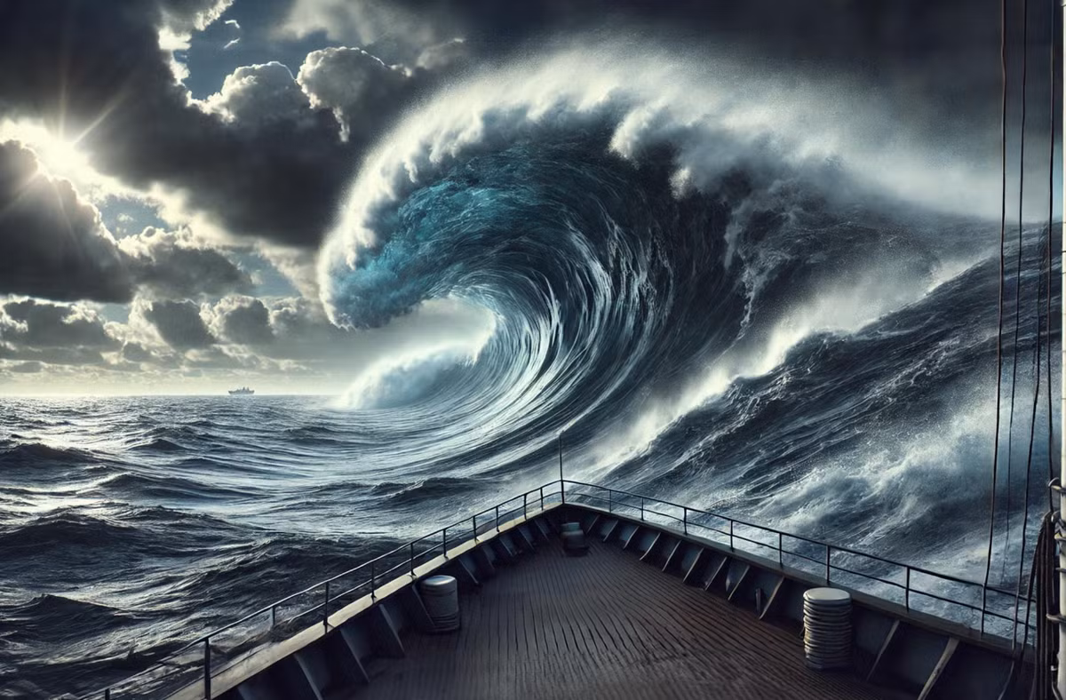 Nhưng giờ đây, các kỹ sư cơ khí Thomas Breunung và Balakumar Balachandran của trường Đại học Maryland ở College Park cho biết, một mô hình Trí Tuệ Nhân Tạo (AI) mới có thể dự đoán hầu hết những con sóng sát thủ bất ngờ này trước 5 phút. Ảnh: @Jagran Josh.