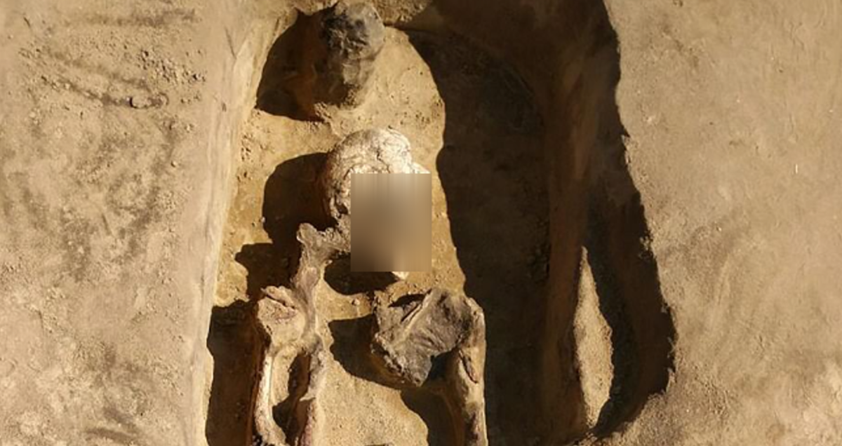 Về cơ bản, bộ hài cốt này thuộc về một người đàn ông, tuổi trạc khoảng 30. Ảnh: @Denis Volkov.