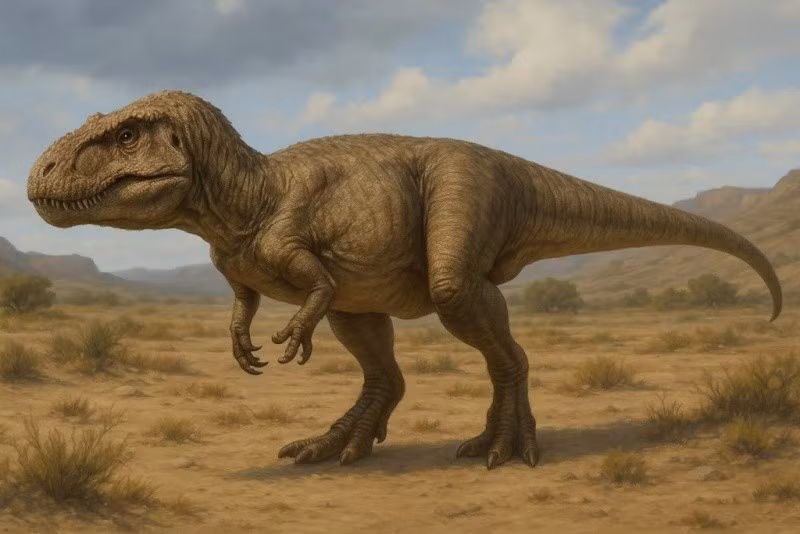 Hai bộ xương hóa thạch không hoàn chỉnh được sử dụng trong nghiên cứu này đã được phát hiện lần đầu tiên vào đầu những năm 1970 tại Mông Cổ. Ban đầu, chúng được phân loại vào chi Alectrosaurus, một loài khủng long khác. Tuy nhiên, qua quá trình kiểm tra tỉ mỉ hơn, Jared Voris đã nhận diện được những đặc điểm riêng biệt của khủng long bạo chúa ở những mẫu vật này, đủ để phân biệt chúng với các loài đã biết và xếp vào một loài mới.