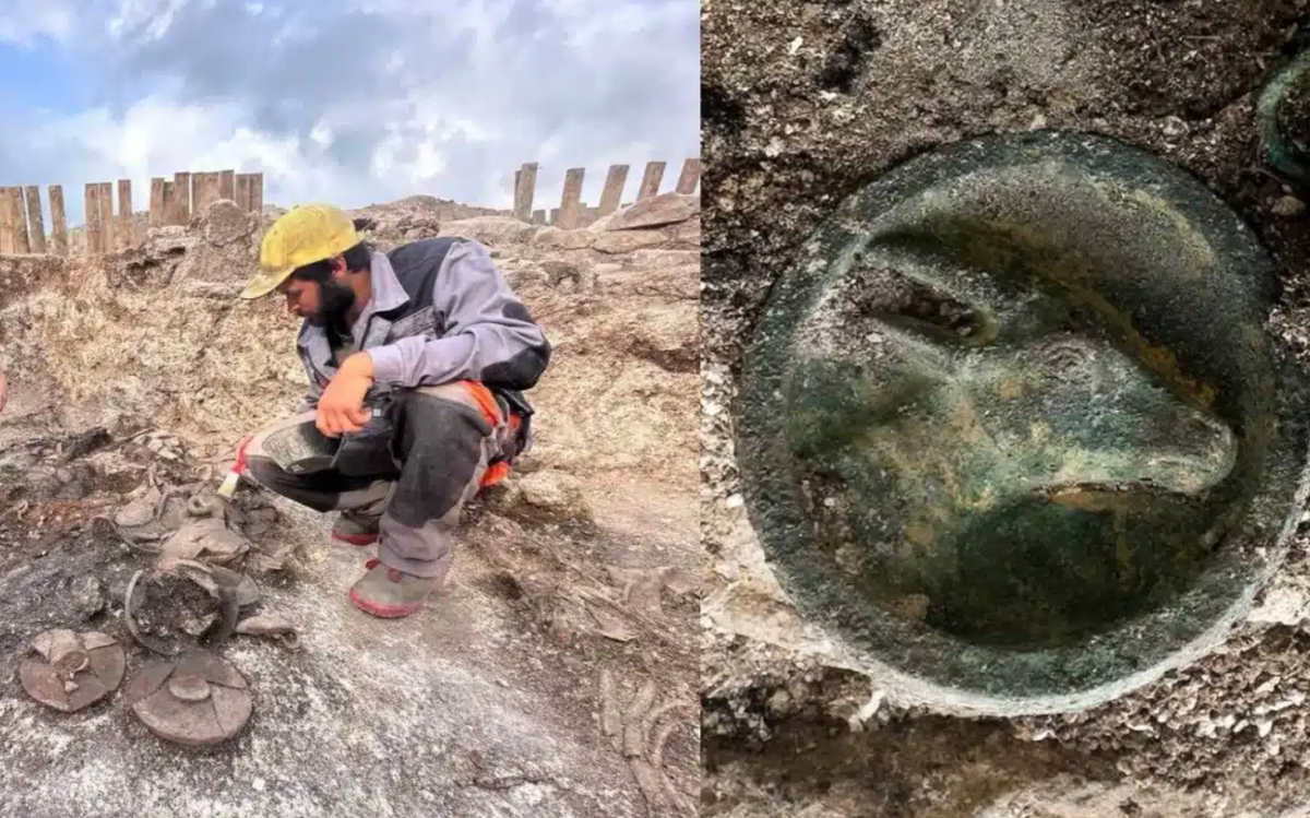 Những đồ tùy táng chôn theo vô cùng xa hoa. Giáo, khiên và kiếm với chuôi bằng vàng và đá bán quý. Trang sức chất lượng cao nhất, một số món còn hiếm có trong vùng. Ảnh: @Daniela Agre và Deyan Dichev.