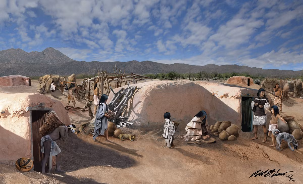 Chiếc chăn này có thể là do tổ tiên của người da đỏ Pueblo ngày nay, như người Hopi hoặc Zuni hay Rio Grande Pueblos làm ra nó. Ảnh: @ Archaeology Southwest.