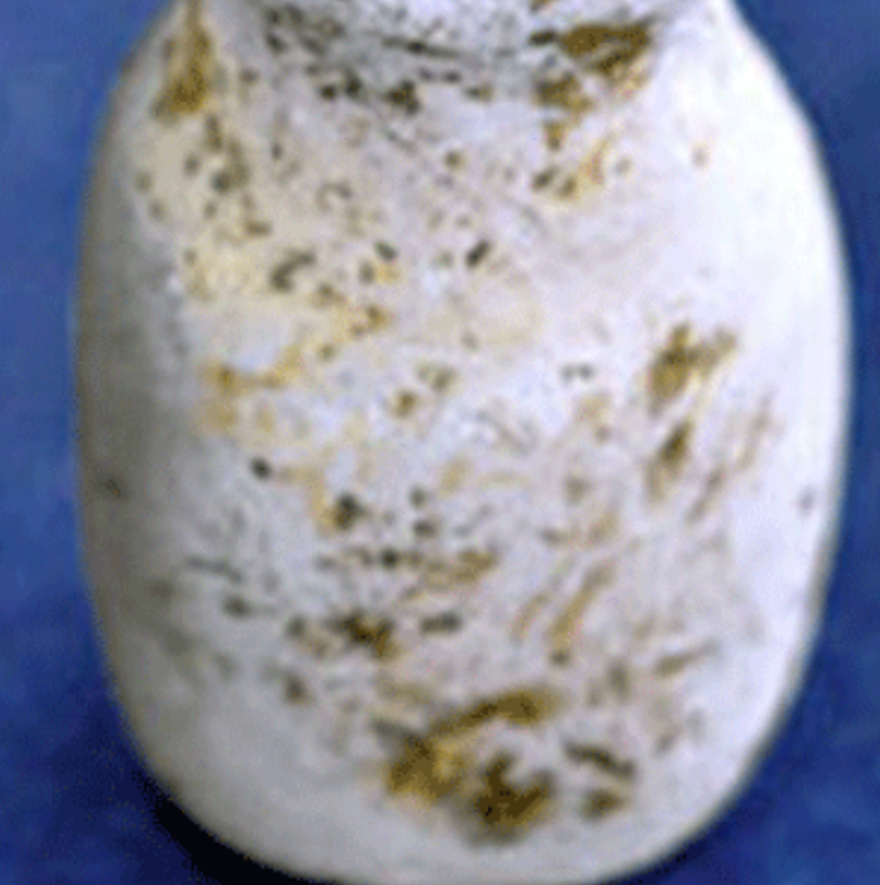 Con búp bê này được bảo quản dưới lòng đất trong một ngôi mộ cổ. Ảnh: @Trung tâm Di sản Osaka.