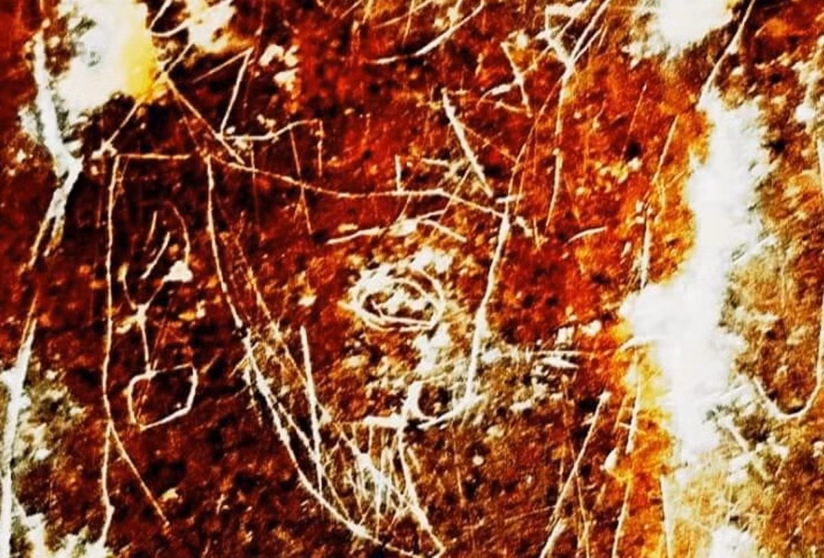 Abolhassan Atabaki cho biết, tác phẩm chạm khắc trên đá này phản ánh những đặc điểm phong cách tương tự, đặc biệt là những đặc điểm được tìm thấy trong các bản khắc kim đầu tiên từ khu vực Persepolis. Ảnh: @Abolhassan Atabaki.