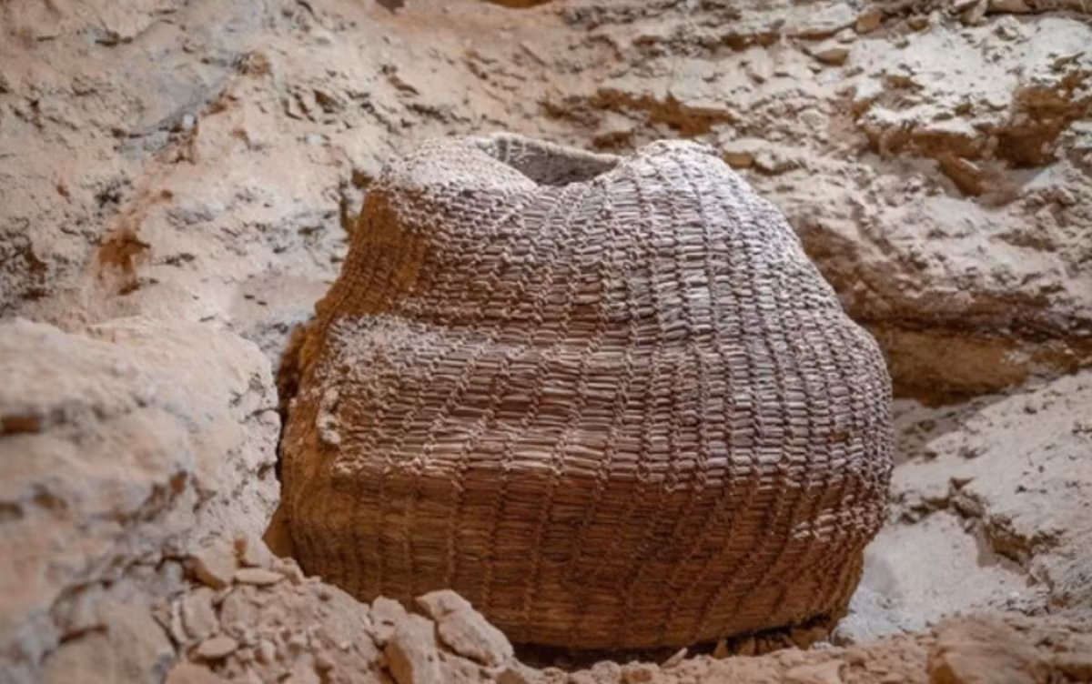 Hiện tại, đây là chiếc giỏ đan cổ nhất thế giới. Ảnh: @Cơ quan Cổ vật Israel.