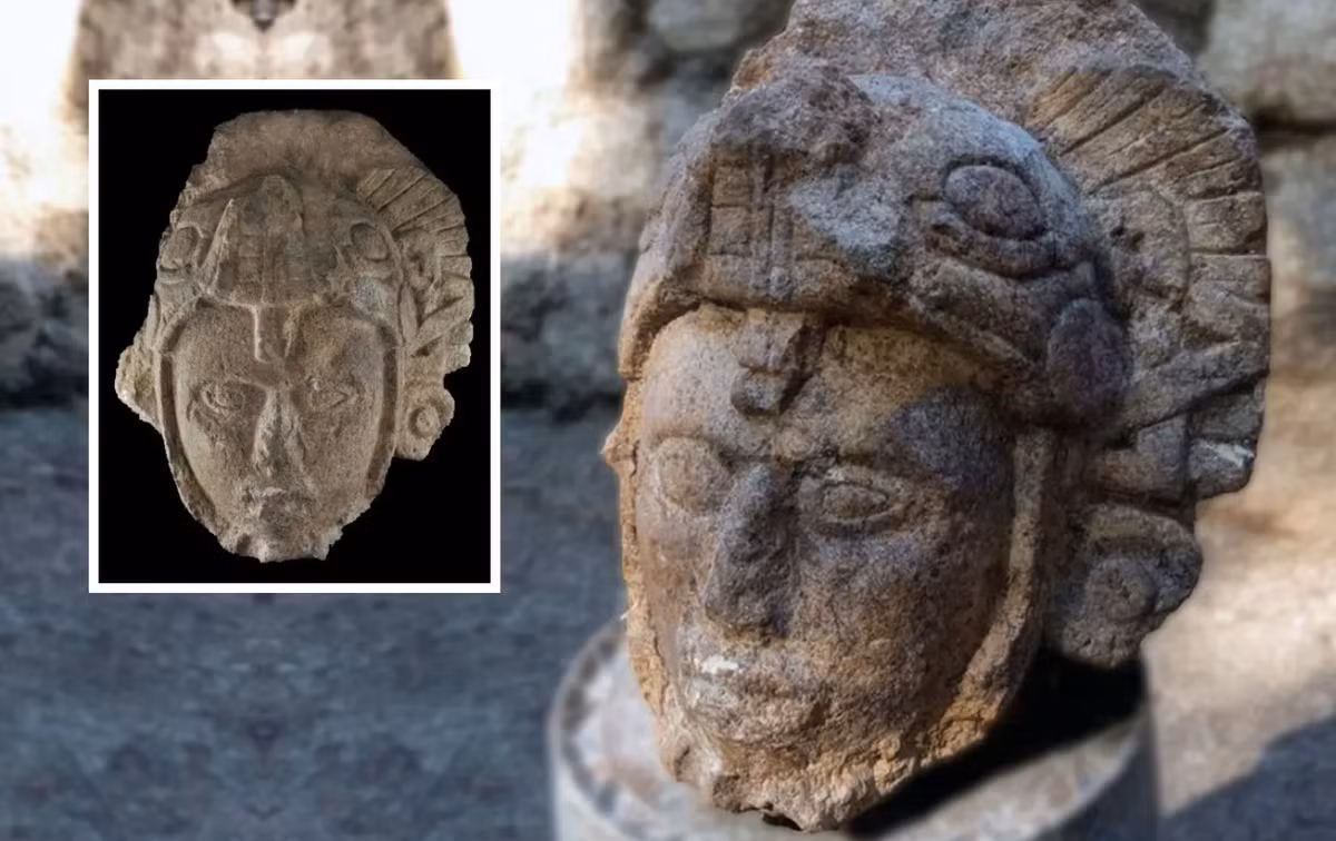 Các học giả nghi ngờ rằng, nó từng là một phần của một tác phẩm điêu khắc lớn hơn được xây dựng cách đây khoảng 1.000 năm trước. Ảnh: @INAH.