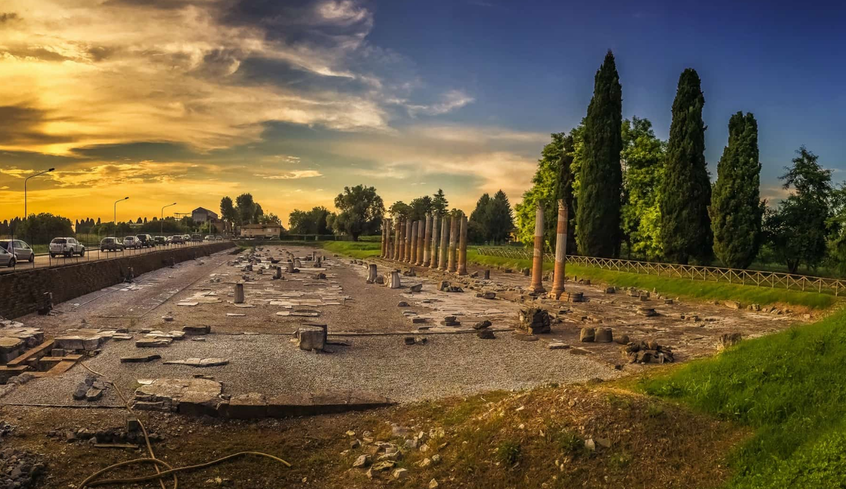 Nằm ở vùng Friuli Venezia Giulia ngày nay của Ý, Aquilea được thành lập như một thuộc địa quân sự của Đế Chế La Mã cổ đại vào năm 181 Trước Công Nguyên. Ảnh: @Viện Nghiên cứu Khảo cổ Ý.