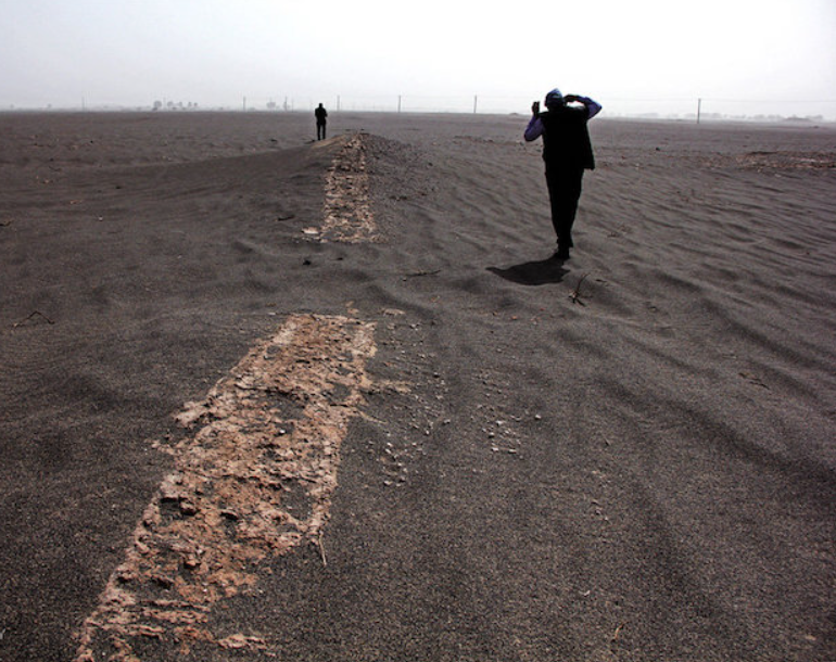 Thống đốc Fehrej, Gholamreza Nejad Khaleqi, cho biết các tàn tích trải rộng trên diện tích quy mô 5.000 mét vuông. Ảnh: @Bộ Văn hóa Iran.