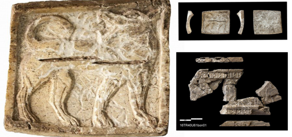 Các kỹ thuật thăm dò, phân tích khảo cổ học chuyên sâu cho thấy, đó là một bức chạm khắc mô tả con chó sói nhỏ. Ảnh: @Đại học Abdullah Gül.