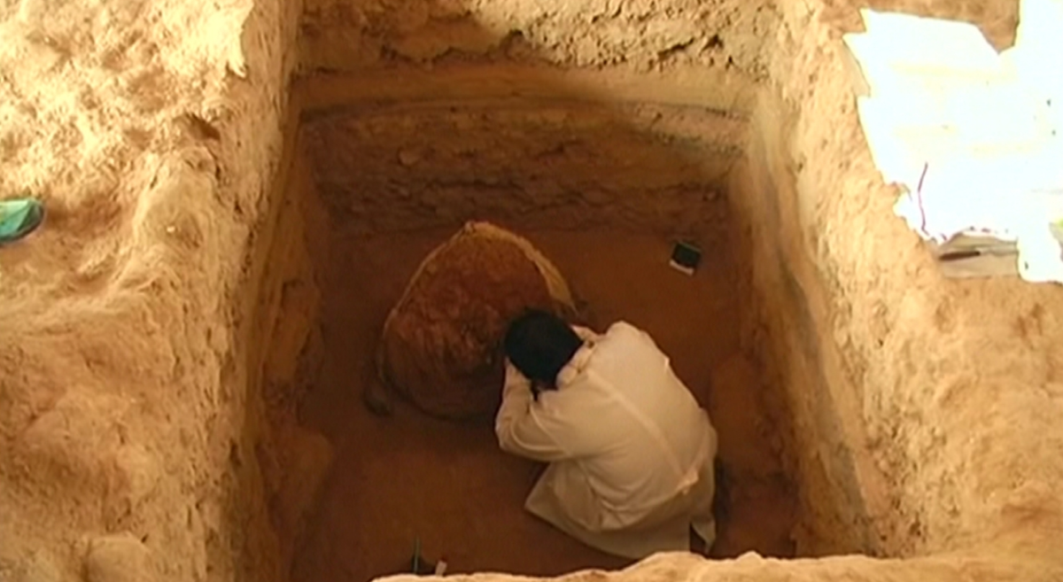 Một trong những phát hiện nổi bật nhất là một con hào dài 85 mét, được cho là có chức năng bảo vệ. Ảnh: @Trung tâm Bảo tồn Di sản Văn hóa Dawenkou.