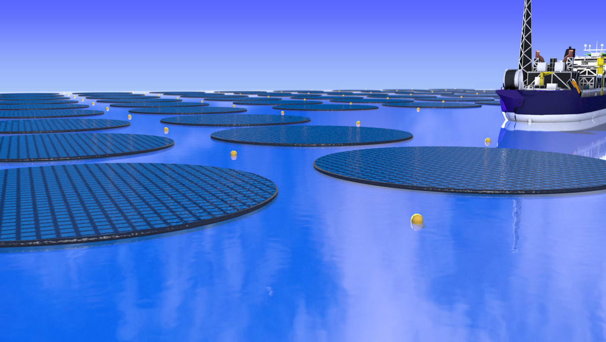 Theo kỹ sư Peng Wang, các trang trại năng lượng Mặt trời trong tương lai có thể lắp đặt hệ thống “2 trong 1” này giúp đáp ứng nhu cầu ngày càng tăng trên toàn cầu về nước uống, trong khi vẫn tạo ra được nguồn điện năng cực kỳ hữu ích. Ảnh: @ NBC News.