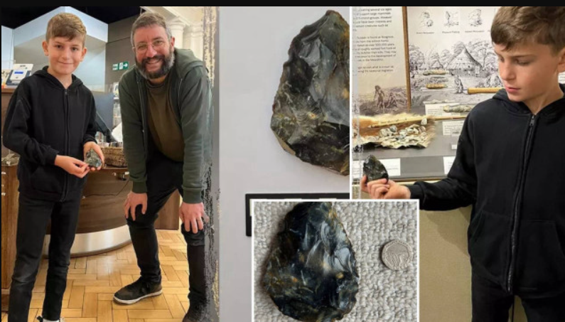 James Sainsbury, người phụ trách khảo cổ học tại Bảo tàng Worthing cho biết, đây là hiện vật cổ nhất được trưng bày trong 10 năm qua. Ảnh: @Bảo tàng Worthing.