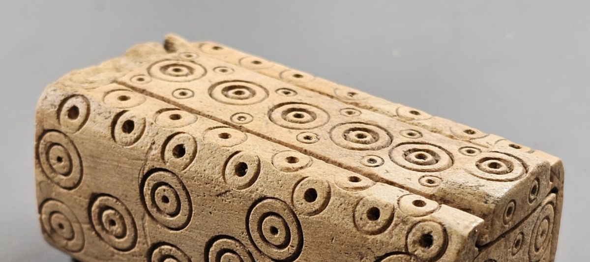 Nó được đặt cẩn thận trong mộ, rõ ràng là một vật quý giá của chủ nhân. Các nhà khảo cổ tin rằng, nó có thể được dùng để đựng thuốc mỡ hoặc một sản phẩm mỹ phẩm tương tự nào đó.