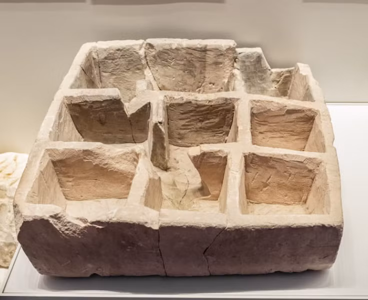 Chiếc hộp có hình vuông, kích thước 30 x 30 cm. Ảnh: @Cơ quan Cổ vật Israel.