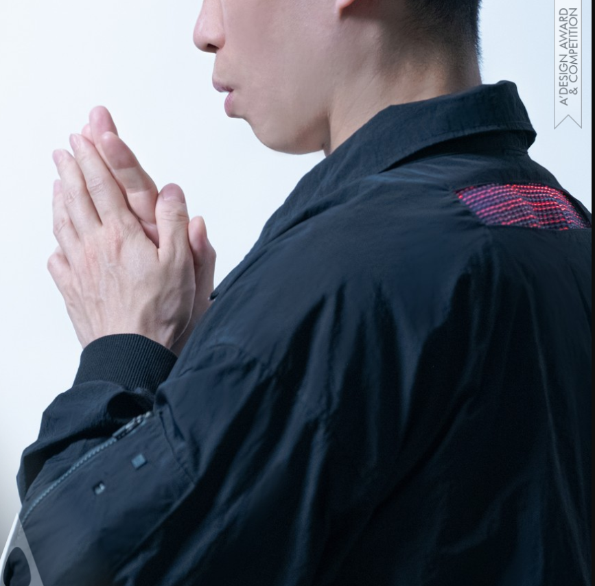 Các sợi quang polyme chuyển từ màu tím sang màu hồng khi nhiệt độ vượt qua 30°C, cho phép dễ dàng theo dõi vào ban ngày. Ảnh: @adesignaward.