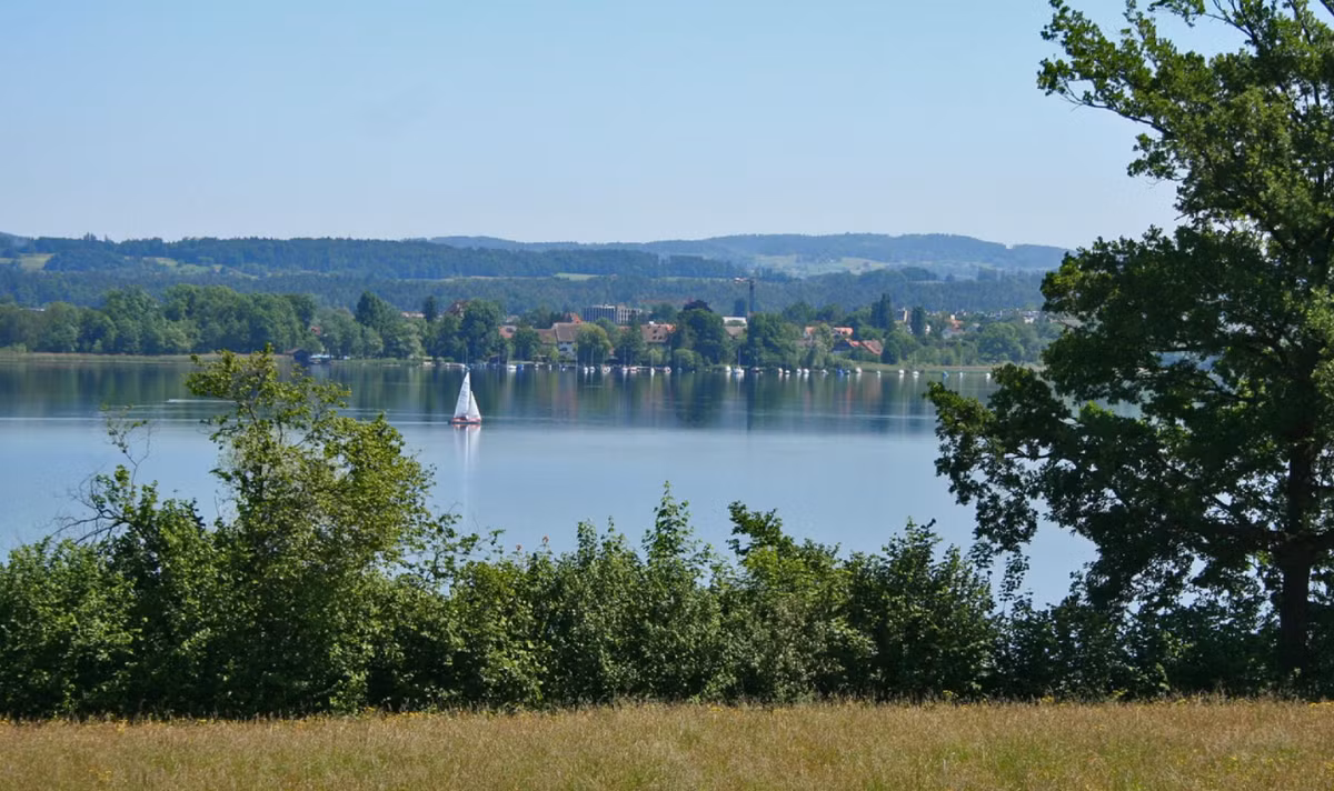 Vốn dĩ, những ngôi nhà cổ thuộc Thời Kỳ Đồ Đá nằm trên bờ hồ Greifensee ở vùng Zurich, Thụy Sĩ là một trong những di chỉ khảo cổ quan trọng nhất của Châu Âu. Ảnh: @hãng tin SDA-ATS.