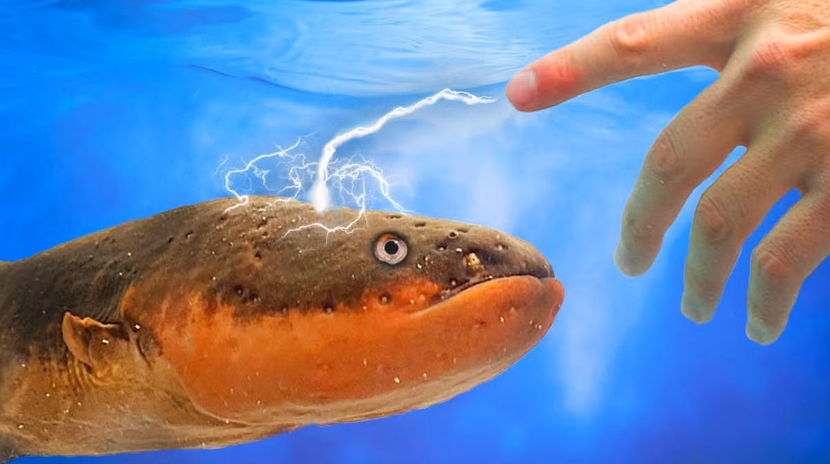Max Shtein, nhà khoa học vật liệu tại Đại học Michigan, cho biết cá chình điện có thể đồng bộ hóa quá trình sạc, và xả năng lượng của hàng nghìn tế bào điện trong cơ thể nó cùng một lúc. Ảnh: @ Britannica.
