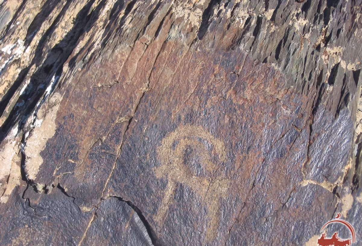 Những bức vẽ được tìm thấy trên các vách đá đen ở giữa thung lũng. Nhiều tảng đá có bề mặt phẳng trong khu vực đều có hình vẽ trên đó. Ảnh: @Viện Nghiên Cứu Khảo Cổ Học Uzbekistan.