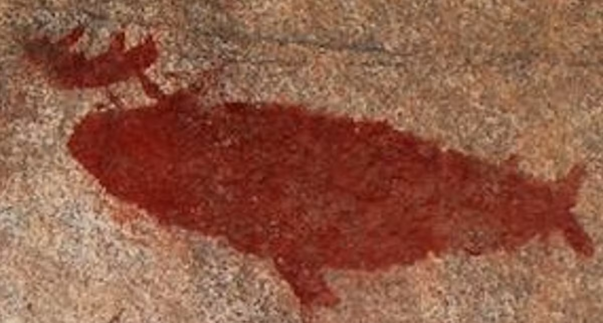 Ngoài giá trị nghệ thuật, những bức tranh này còn cung cấp bằng chứng khảo cổ học cho thấy, săn bắt cá trên biển là một phần không thể thiếu của xã hội cổ xưa. Ảnh: @Bảo Tàng Quốc Gia Chile.