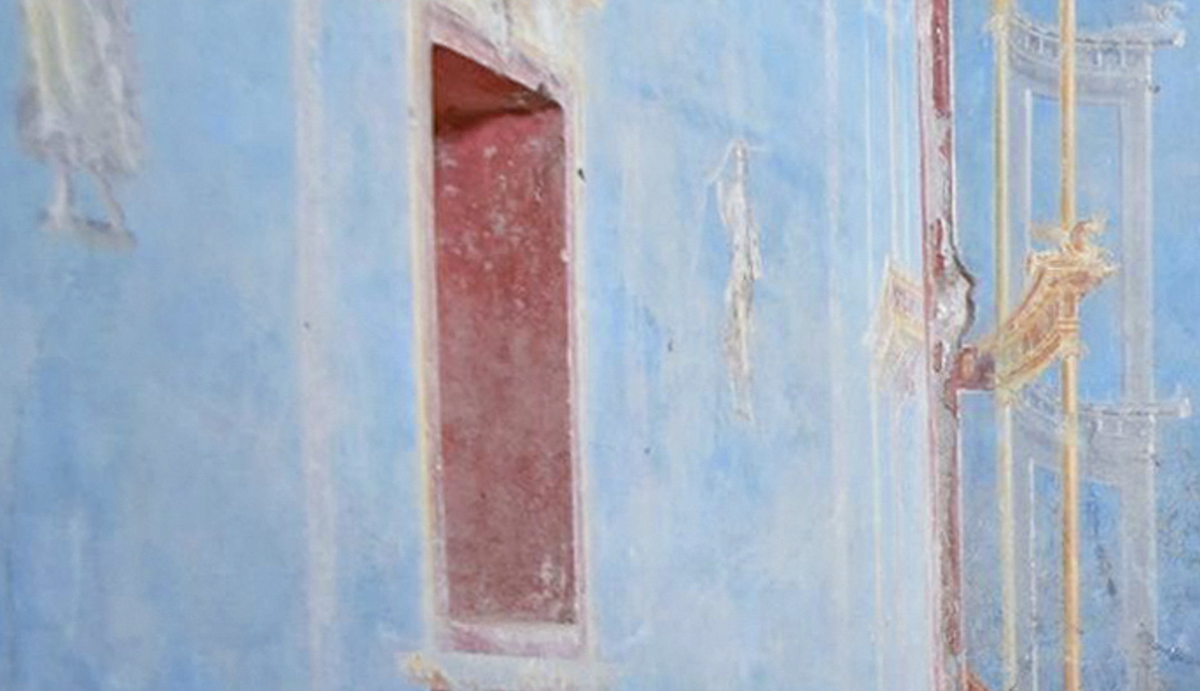 Các bức tường của không gian này được gọi là Phòng 32, có diện tích 8 mét vuông và được trang trí bằng tranh tường. Ảnh: @OptimoPrincipi.