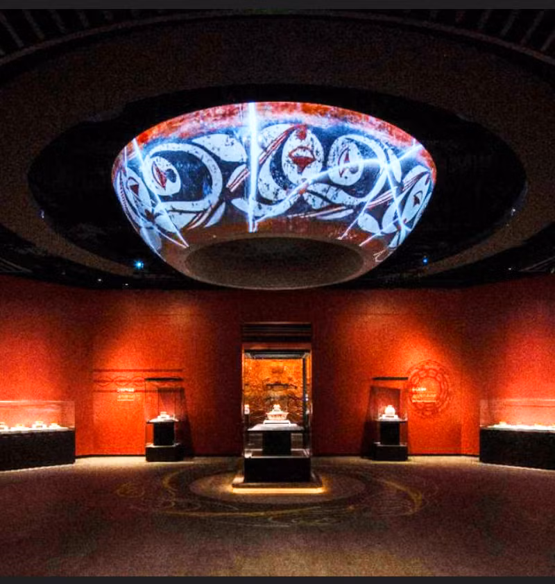 Theo ông Hu Jizhong, giám đốc bảo tàng, địa điểm này ghi chép đầy đủ về nguồn gốc, sự hình thành và phát triển của nền văn hóa Dương Triệu. Ảnh: @China Daily.