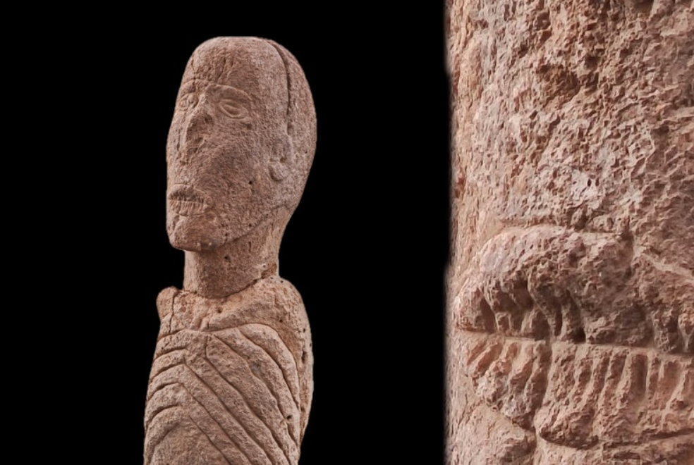 Điều gây sốc các chuyên gia là bức tượng người này có miệng được cho là đã bị khâu kín hoàn toàn. Ảnh: @Viện Nghiên cứu Khảo cổ học Thổ Nhĩ Kỳ.