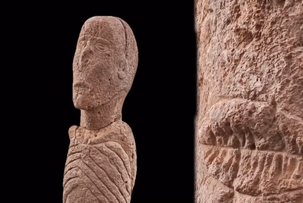 Điều gây sốc các chuyên gia là bức tượng người này có miệng được cho là đã bị khâu kín hoàn toàn. Ảnh: @Viện Nghiên cứu Khảo cổ học Thổ Nhĩ Kỳ.