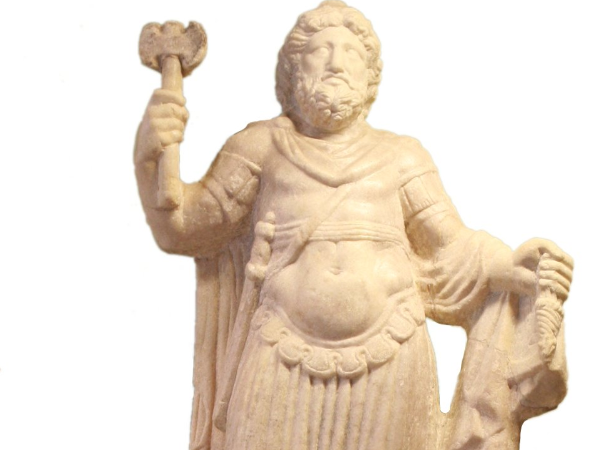 Jupiter Dolichenus được coi là thần chiến tranh và chiến thắng, và được binh lính La Mã vô cùng kính trọng. Ảnh: @Đại học Warsaw.