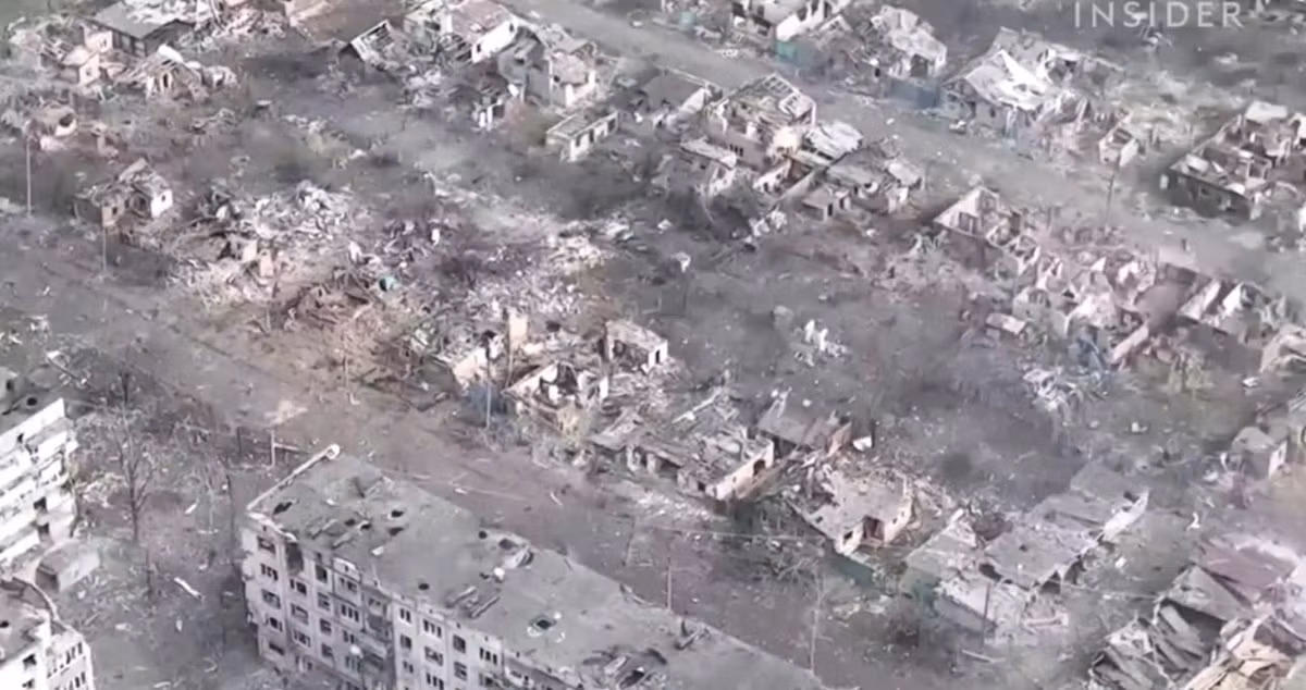 Bản đồ chiến sự Nga - Ukraine cho thấy các khu vực giao tranh chính và phạm vi hoạt động quân sự.