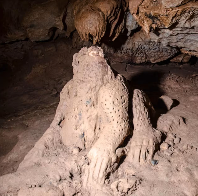 Một nhóm do nhà khảo cổ học Leslie F. Zubieta Calvert dẫn đầu đã ghi nhận được tới 72 bức tượng, bao gồm hình ảnh nam giới, phụ nữ và trẻ em, ở tư thế ngồi hoặc nằm; các loài động vật như báo đốm, khỉ, bò sát, và thậm chí cả một con ếch, được tạo hình rất chi tiết. Ảnh: @ Leslie F. Zubieta Calvert.