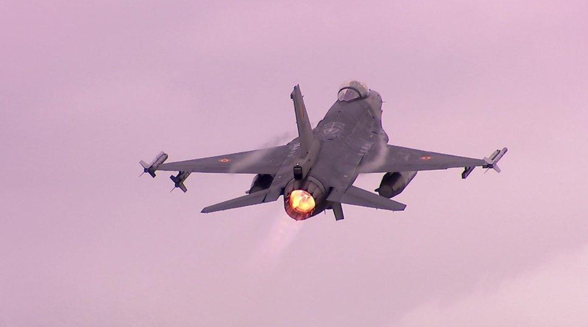 Đây là lần thứ tư Ukraine mất máy bay F-16 kể từ lần đầu tiên triển khai loại máy bay phản lực do Mỹ sản xuất vào năm ngoái, trong bối cảnh Moscow tăng cường các cuộc không kích. Ảnh: @ BBC.