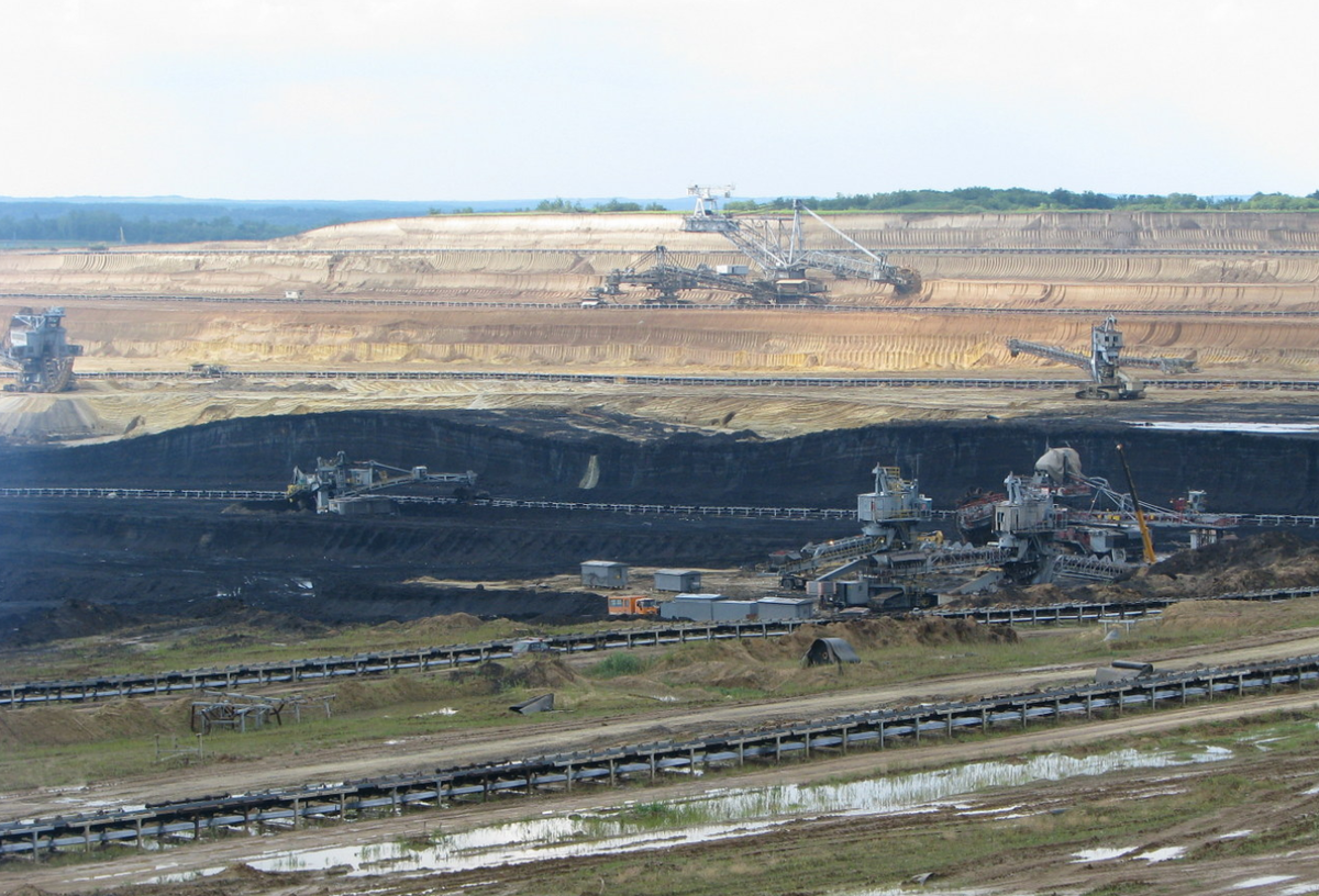 Các công nhân tại mỏ lộ thiên Kostolac ở Serbia đã tình cờ phát hiện ra một thứ còn thú vị hơn cả than đá. Ảnh: @Uryadovir Courier.