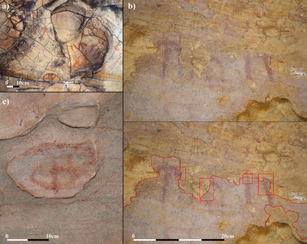 Các nhà nghiên cứu xem những hình ảnh này là bằng chứng trực tiếp về hành vi mang tính biểu tượng, từ rất lâu trước khi chữ viết xuất hiện. Ảnh: @Guadalupe Monge.