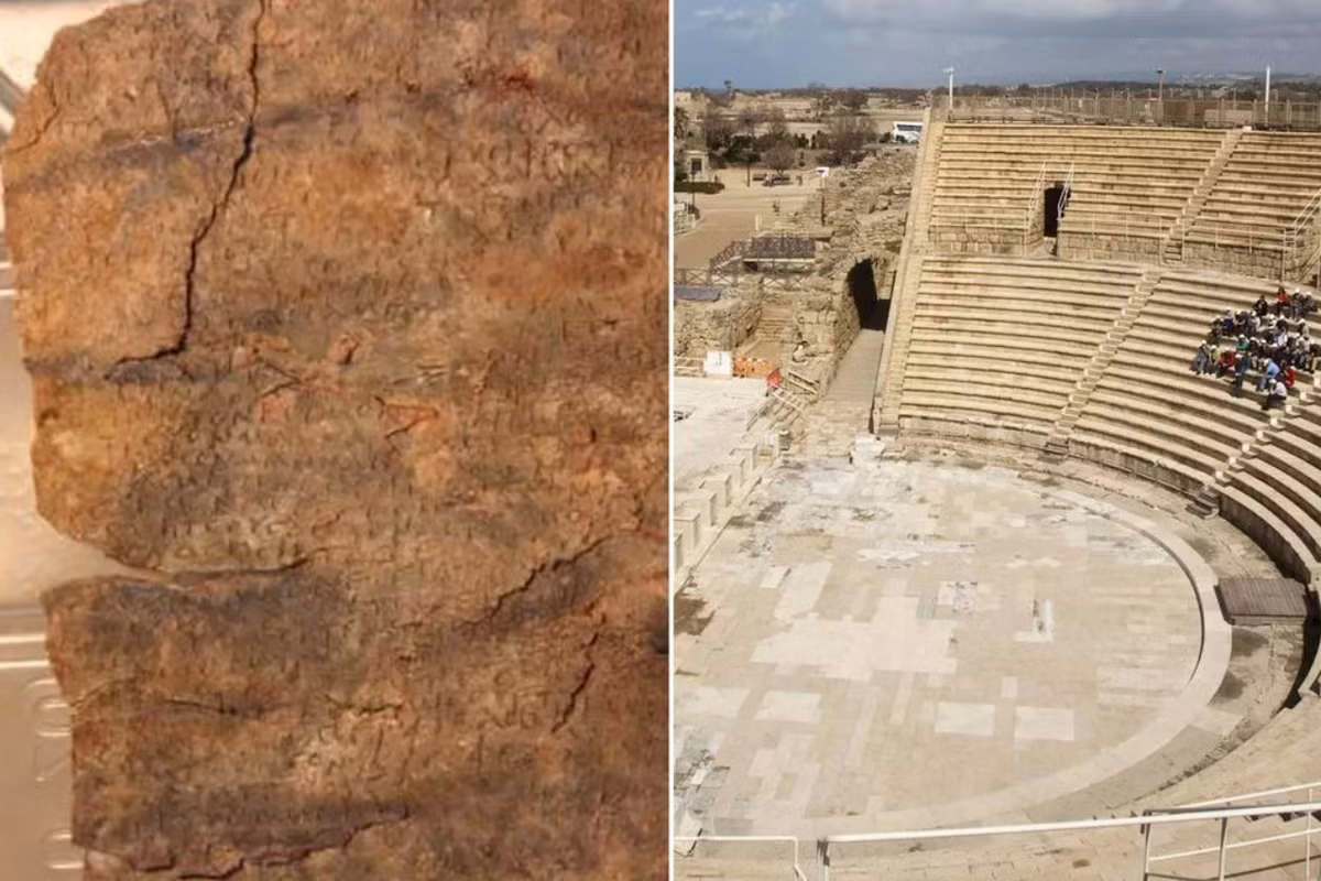 Gần đây, khi tiến hành khai quật đống đổ nát của nhà hát này, các chuyên gia đến từ trường Đại học Verona bất ngờ tìm thấy một vật thể kỳ dị, bí ẩn. Ảnh: @Đại học Verona.
