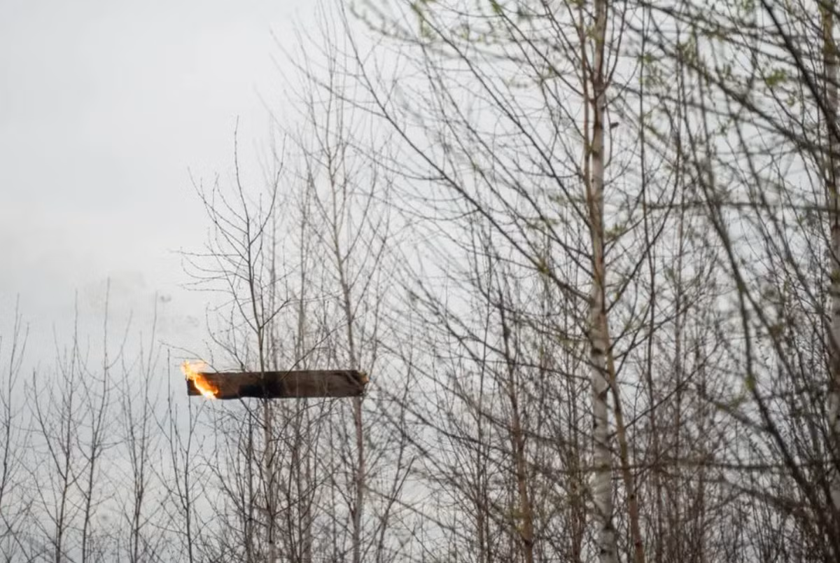 Theo báo cáo độc quyền của tờ Oboronka, SlimBeam có công suất định mức 1,5 kW và có khả năng nhắm mục tiêu các mối đe dọa trên không ở khoảng cách lên đến 1 km. Ảnh: @Fulltime Robotics.